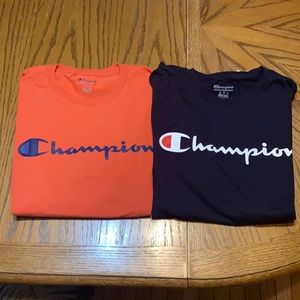 Two (2) Men’s Champion Brand Tees